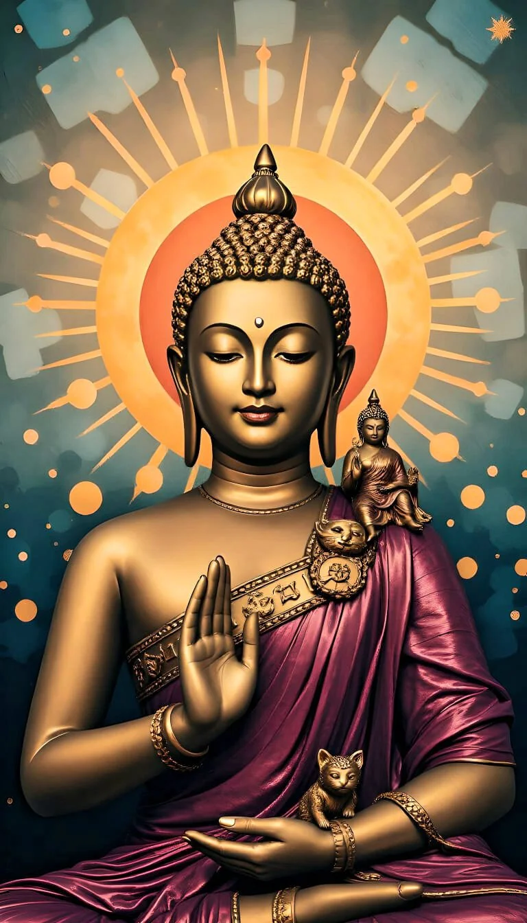 a-golden-bronze-buddha-statue-centrally-positioned-in-the-image