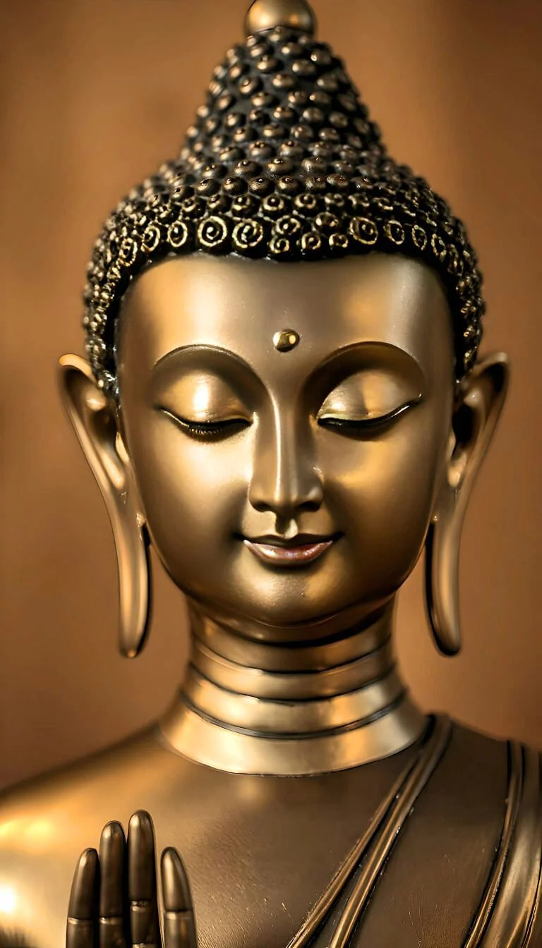 a-golden-bronze-statue-of-the-buddha