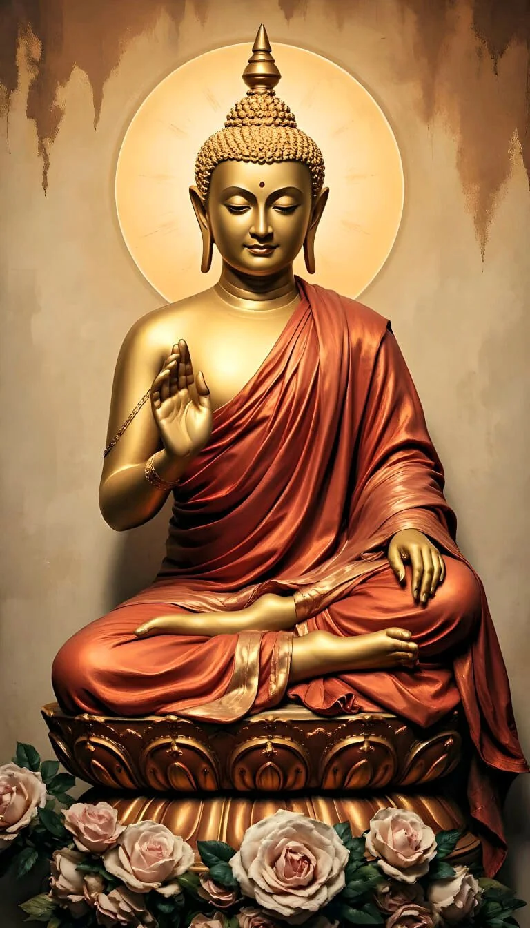 a-golden-statue-of-the-buddha-centrally-positioned