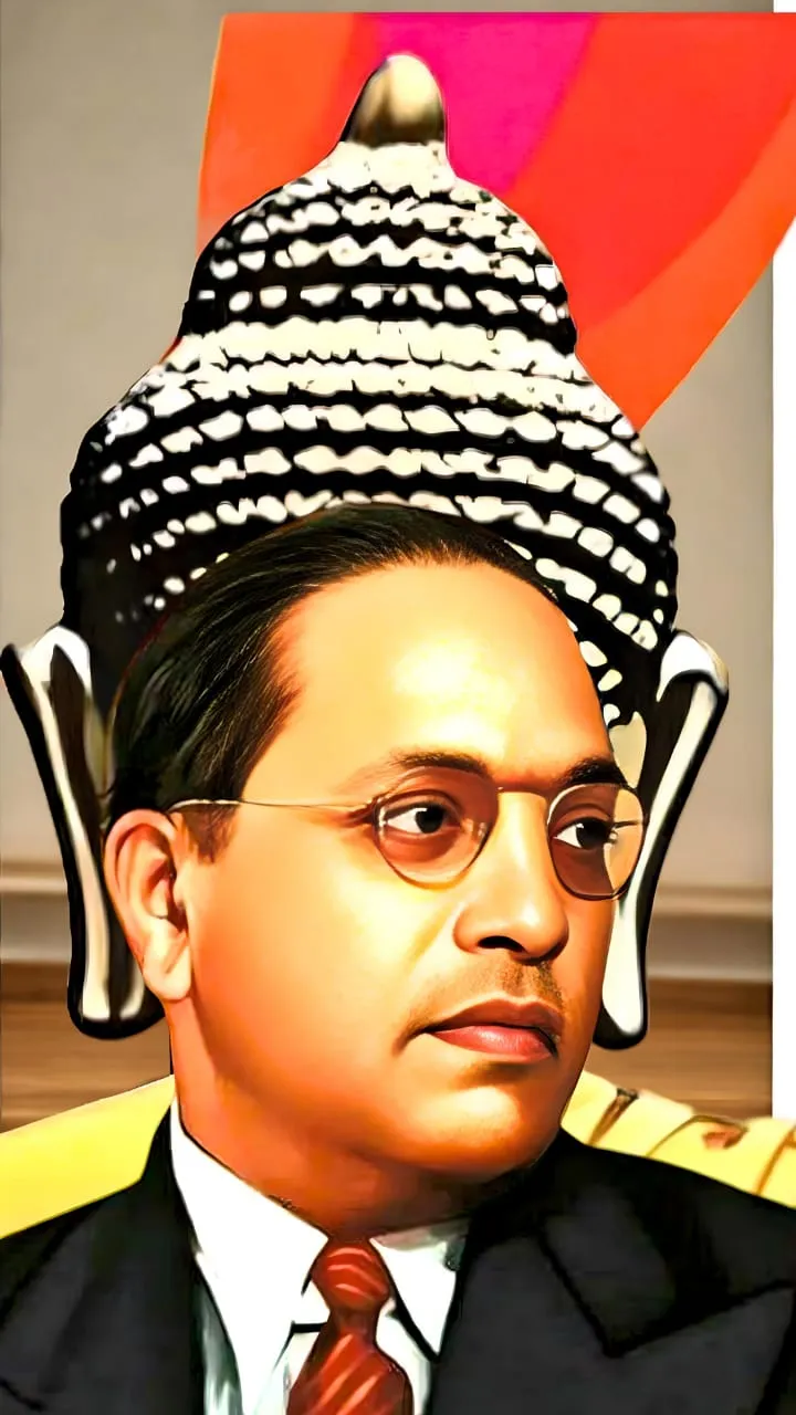 a-portrait-of-a-middle-aged-of-dr-b-r-ambedkar