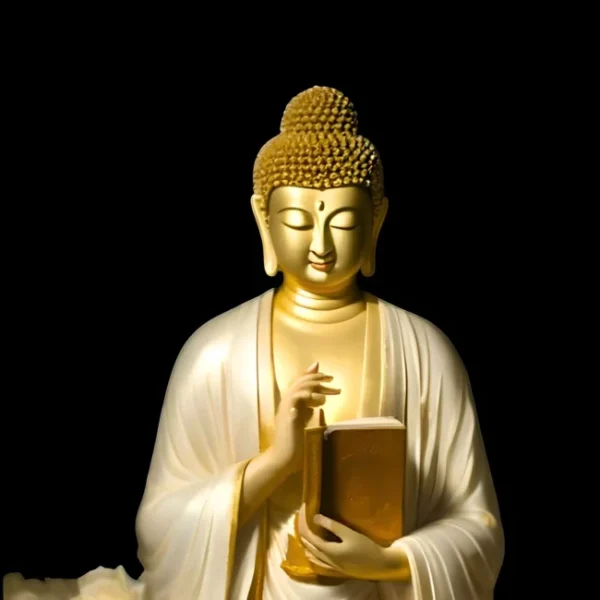 buddha-holding-an-open-book-profile-dp-image