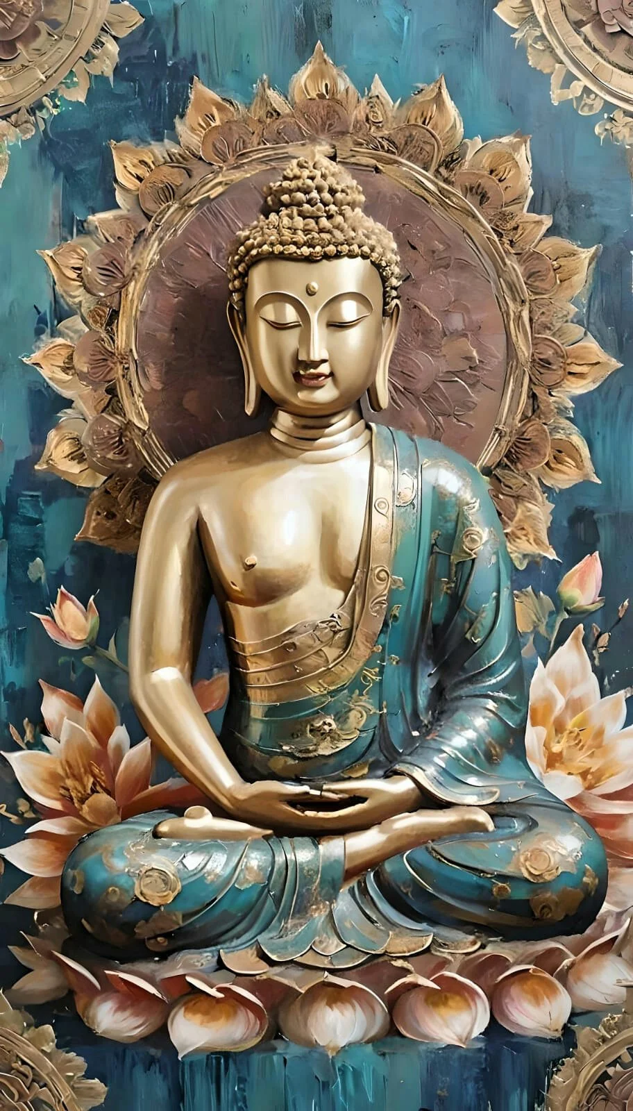 depicted-in-a-classic-buddha-pose